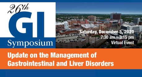 26th GI Symposium: Update on the Management of Gastrointestinal and Liver Disorders Banner